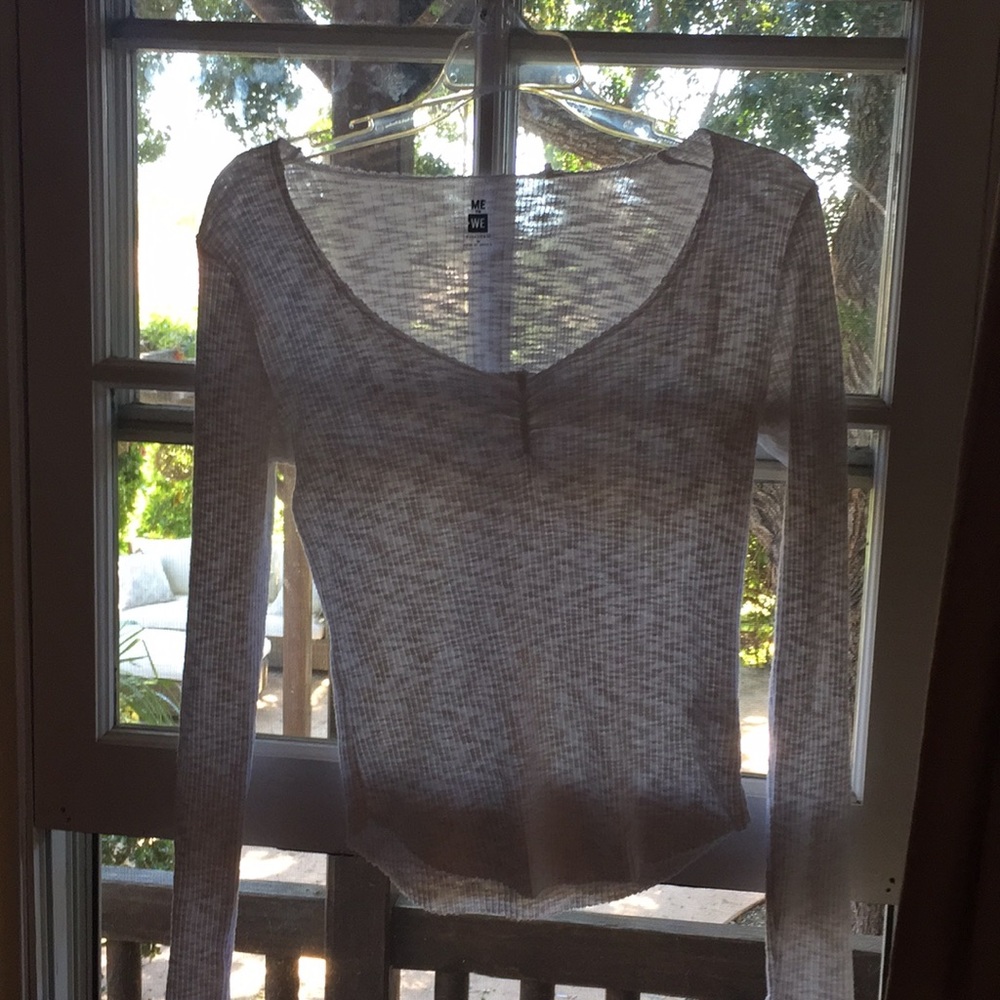 White Sheer Top